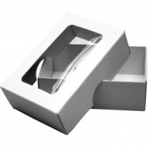 Visitenkartenbox 90x58x30mm 325g weiß