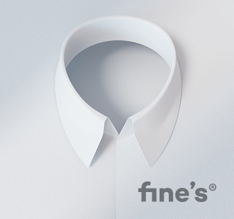 fine's - Weiß, wie Eindruck entsteht.